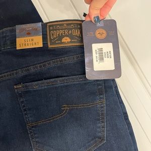 Cooper oak slim straight jeans